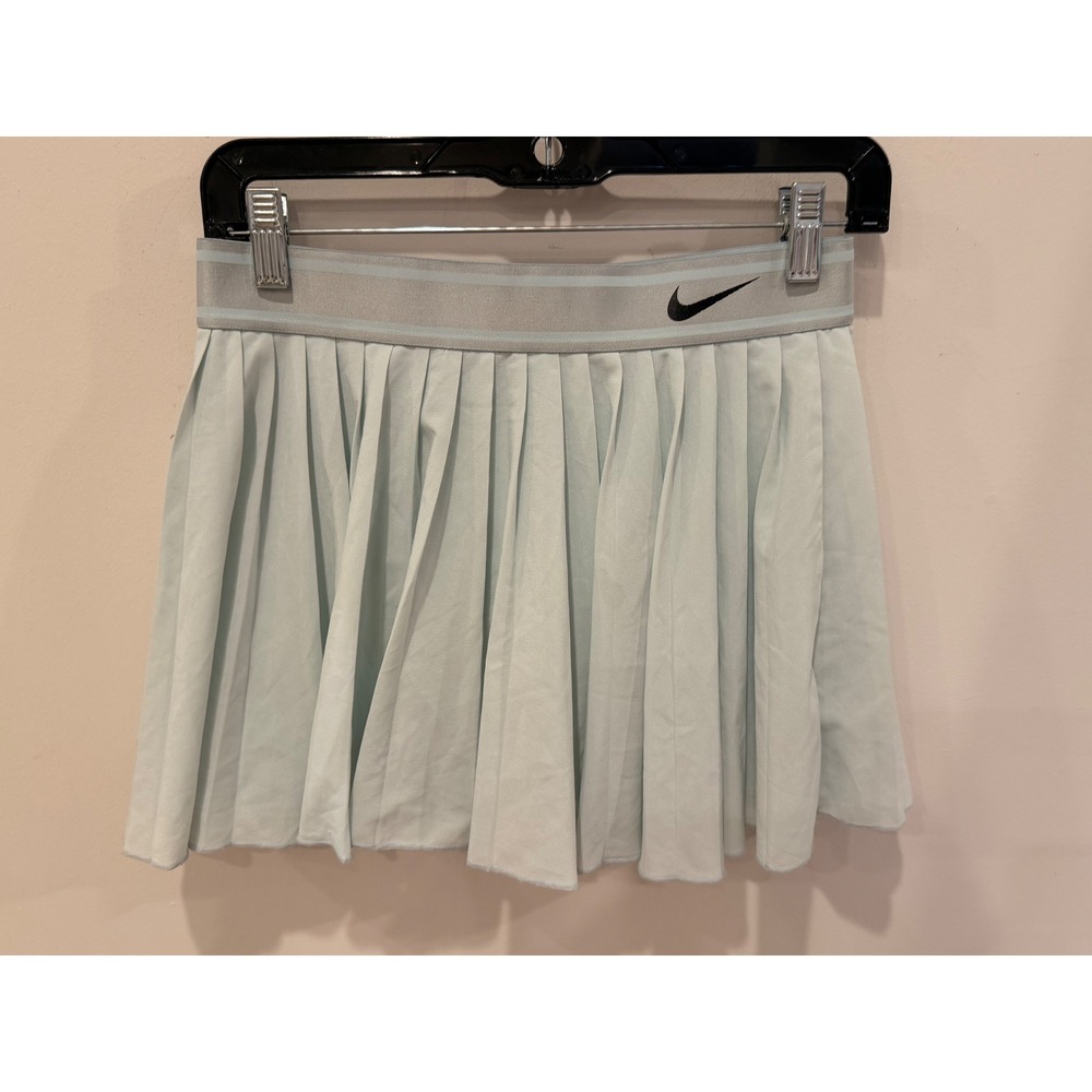 Nike Court Dri-FIT Victory Pleated Tennis Skort Mint Green 933218-449 Womens M